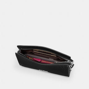 Slim Crossbody Bag With Floral Print