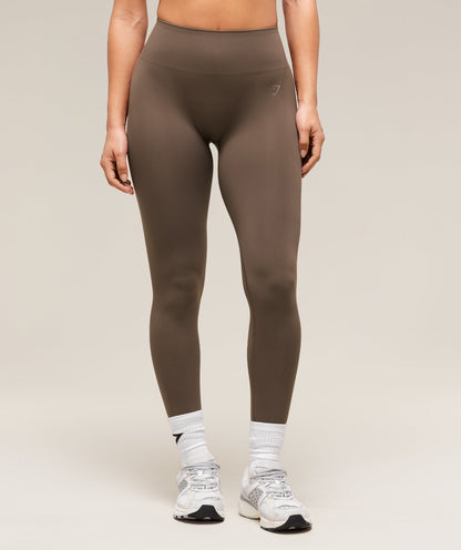 Gymshark Soft Sculpt Leggings - Walnut Brown