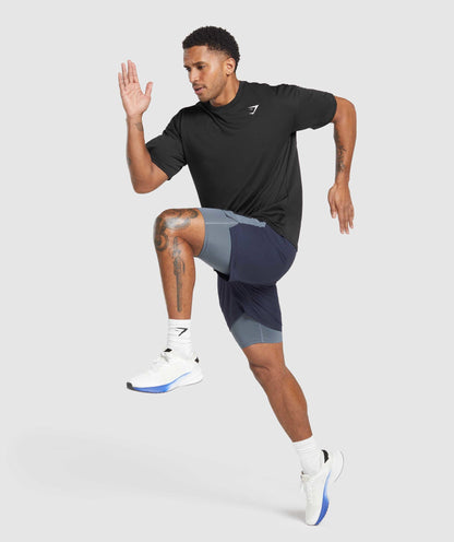 Gymshark Sport 7" 2 in 1 Shorts - Heavy Blue/Iron Blue