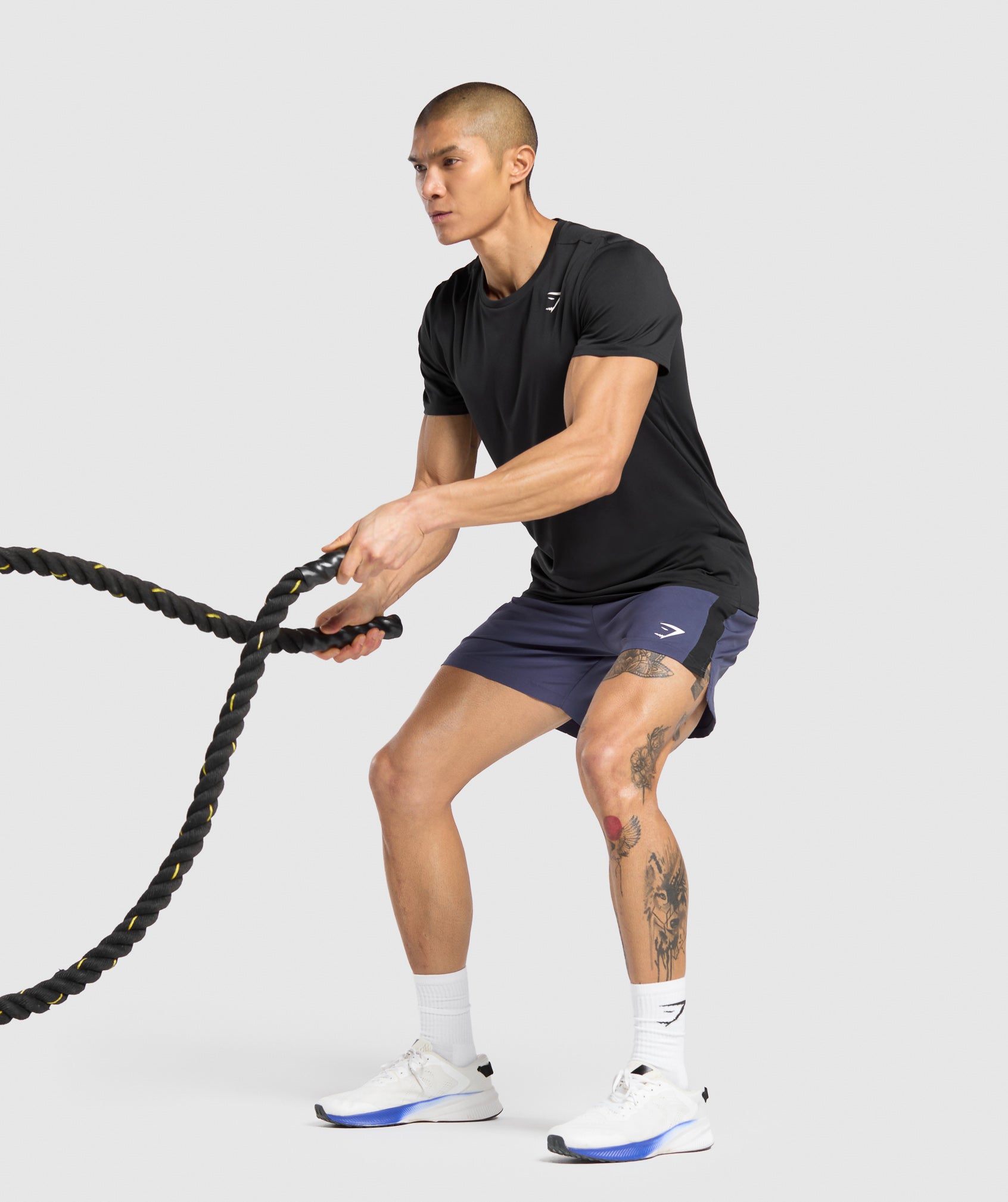 Gymshark Sport  7" Shorts - Weighted Purple/Black
