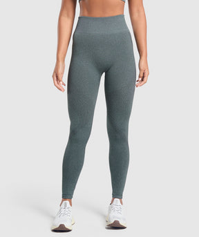 Gymshark Sport Seamless Leggings - Victory Green/Discipline Green