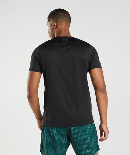 Gymshark Sport T-Shirt - Black/Black Marl