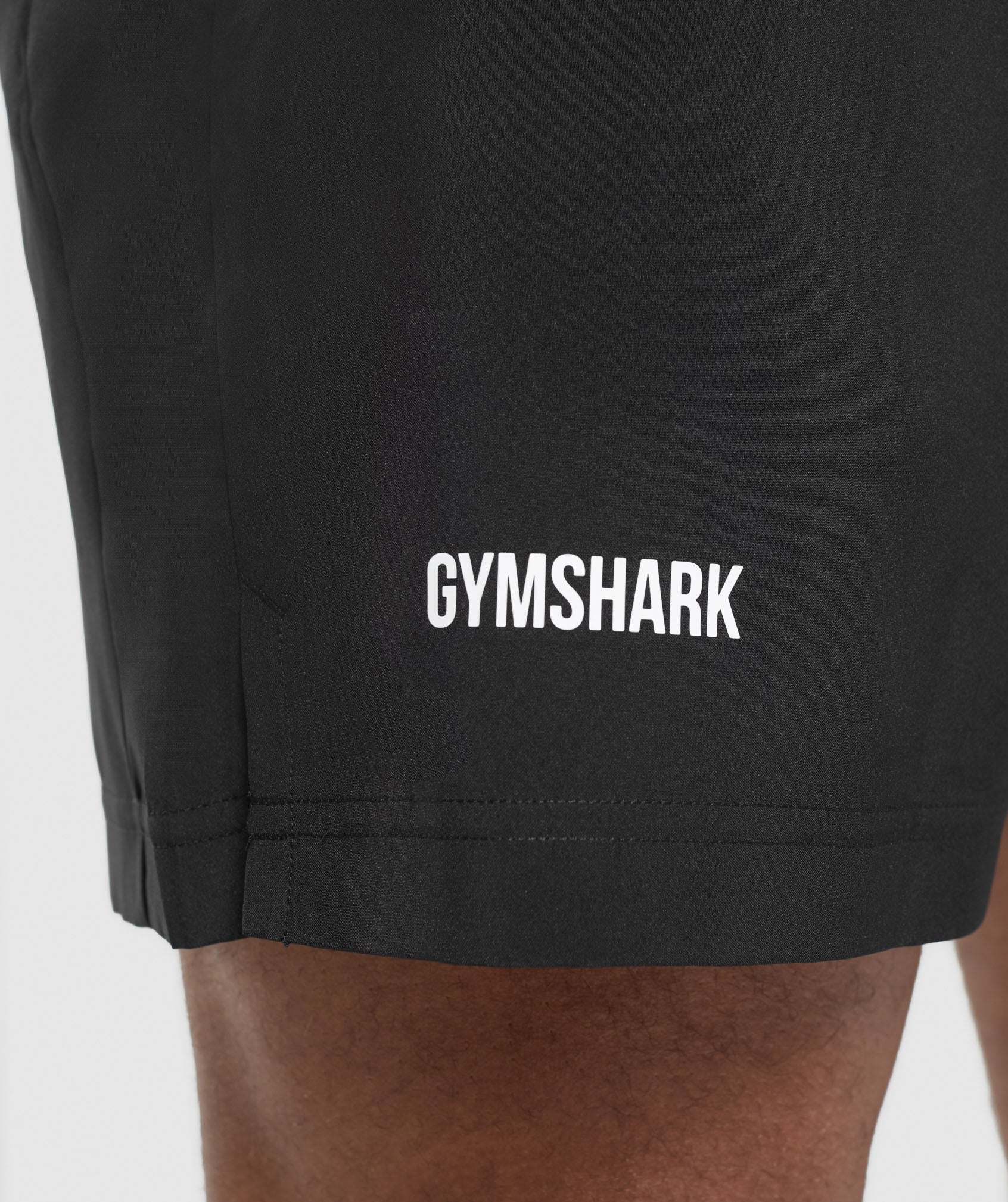 Gymshark Sport Panel 7" Shorts - Black/White