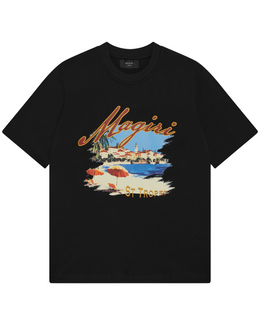 Magiri St. Tropez Printed T-Shirt in Black