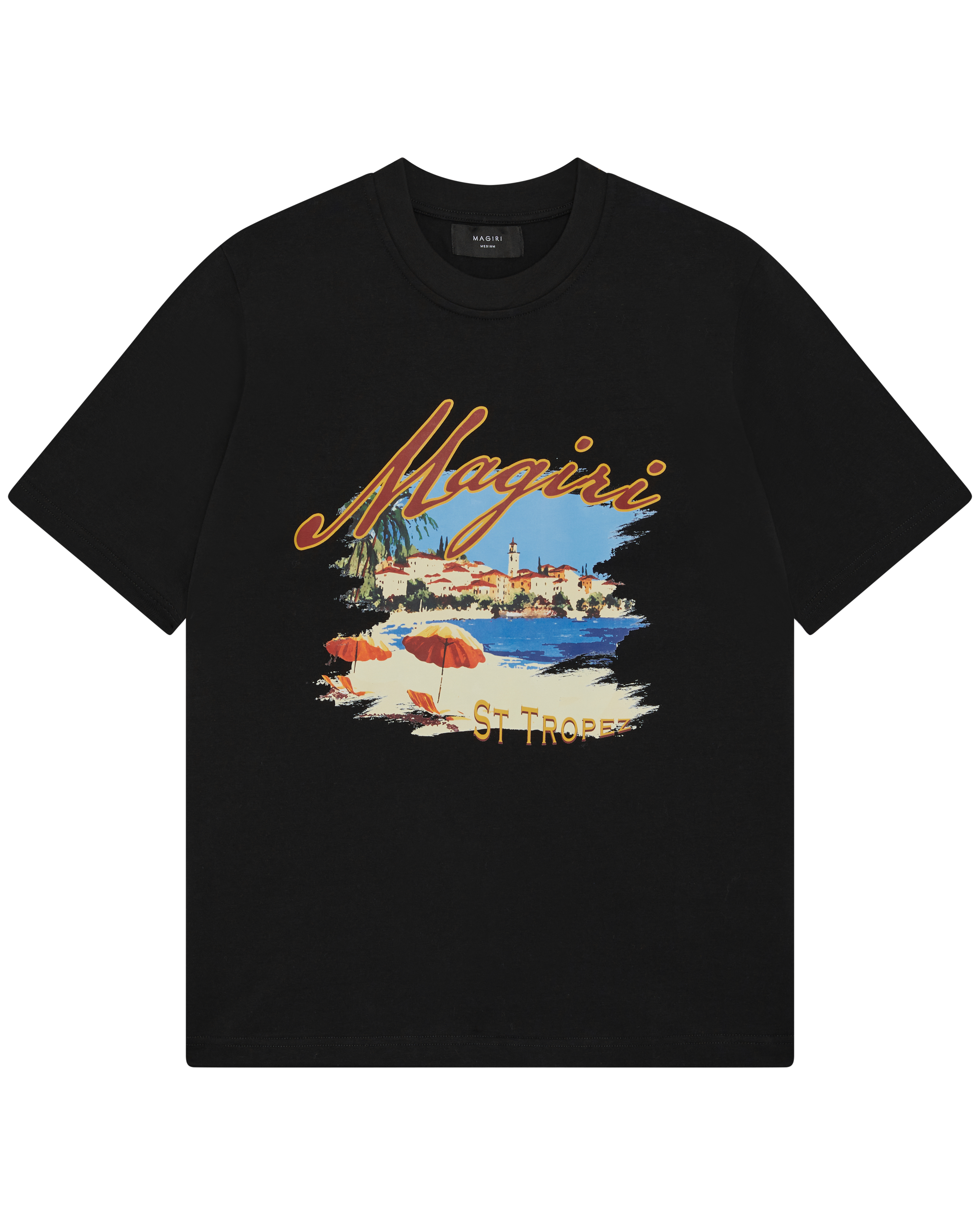Magiri St. Tropez Printed T-Shirt in Black
