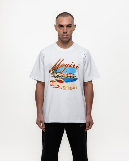 Magiri St. Tropez Printed T-Shirt in White