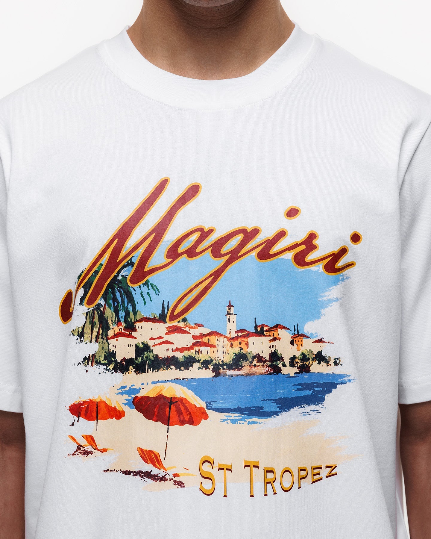 Magiri St. Tropez Printed T-Shirt in White