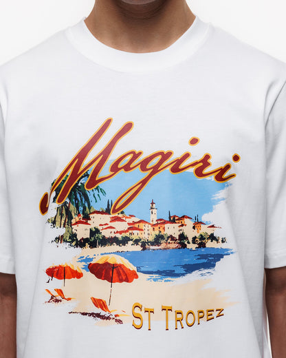Magiri St. Tropez Printed T-Shirt in White