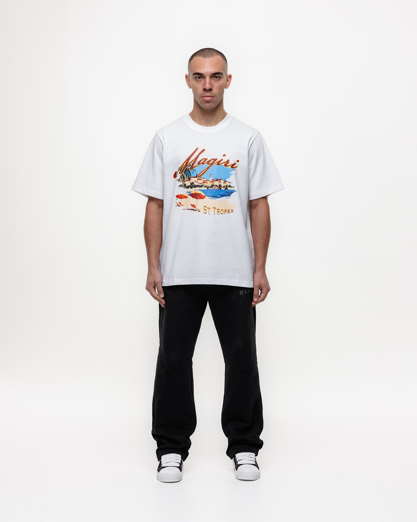Magiri St. Tropez Printed T-Shirt in White