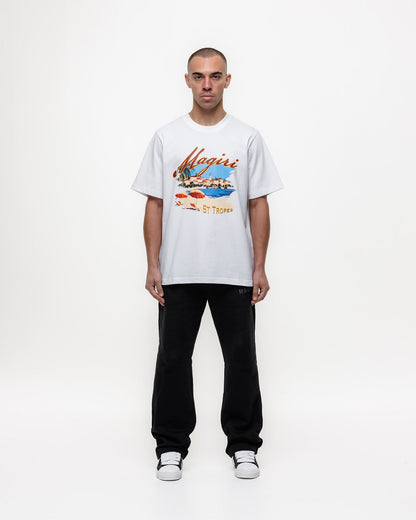 Magiri St. Tropez Printed T-Shirt in White