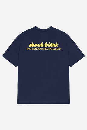 Zev t-shirt - navy/yellow