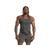 Gymshark Heritage Washed Stringer - Onyx Grey