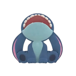 Pop Mart Disney Stitch Little Emotions Series Howl at the Mooon Figure