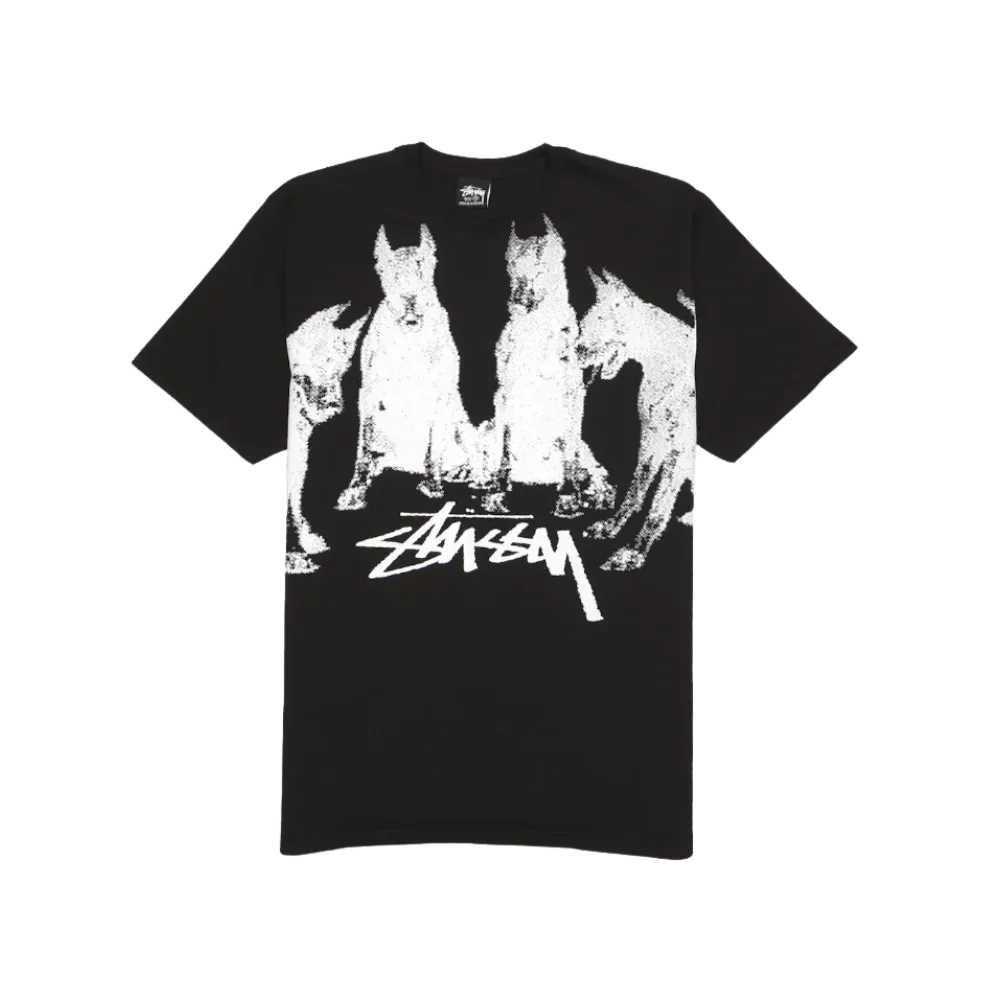 Stussy Doberman Tee Black