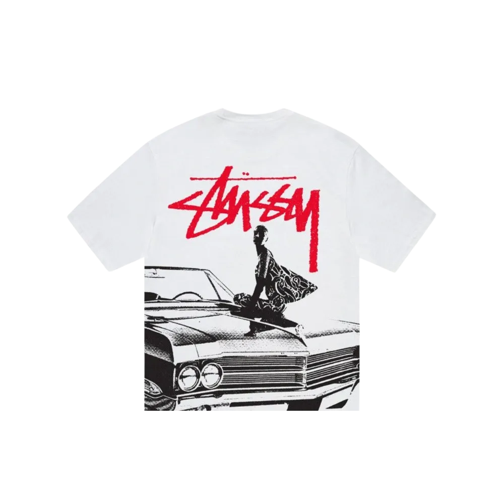 Stussy Beat Crazy Tee 'RED'