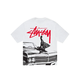 Stussy Beat Crazy Tee 'RED'