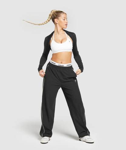Gymshark Stitch Feature Woven Pants - Black