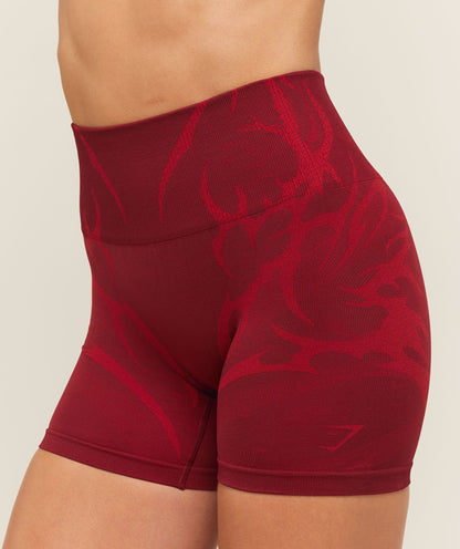 Gymshark Storm Seamless Shorts - Sets Red/Carmine Red