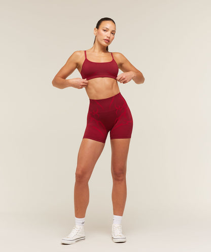 Gymshark Storm Seamless Shorts - Sets Red/Carmine Red
