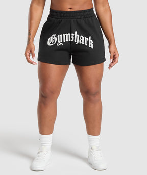 Gymshark Strength Department Graphic Shorts - Black