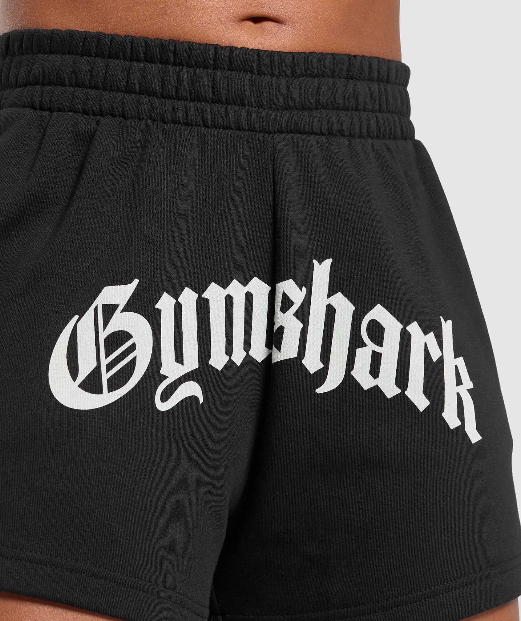 Gymshark Strength Department Graphic Shorts - Black