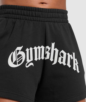 Gymshark Strength Department Graphic Shorts - Black
