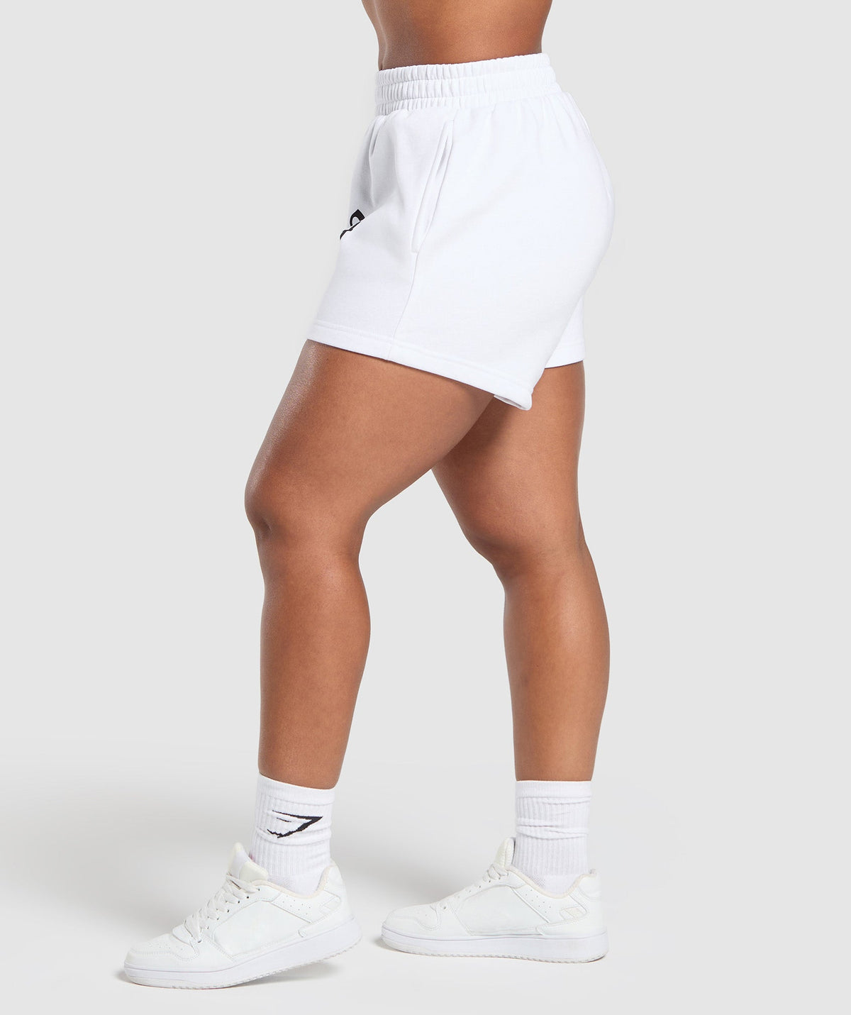 Gymshark Strength Department Graphic Shorts - White