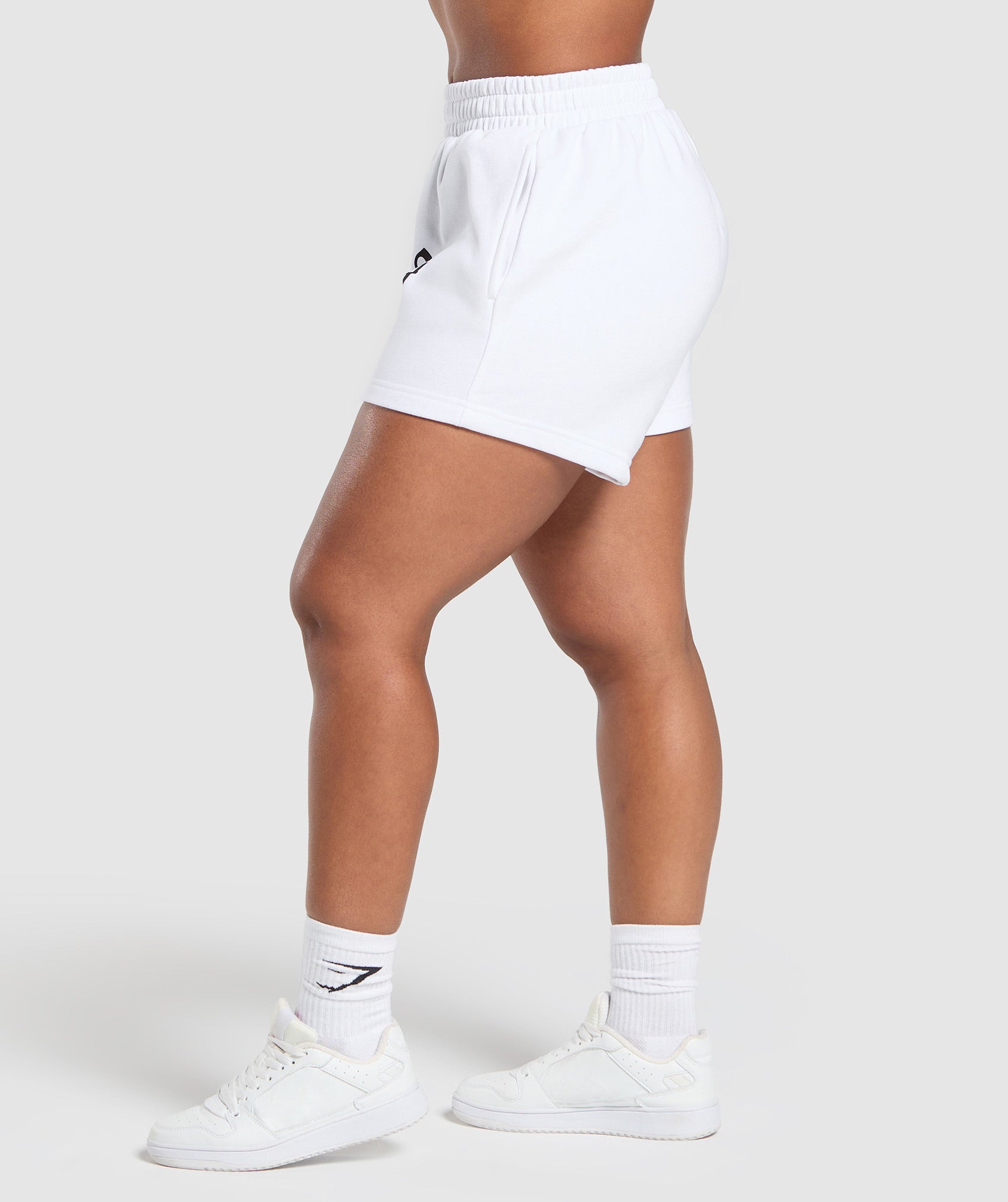 Gymshark Strength Department Graphic Shorts - White