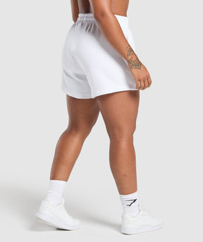 Gymshark Strength Department Graphic Shorts - White