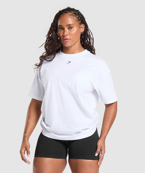 Gymshark Strength Department Graphic T-Shirt - White