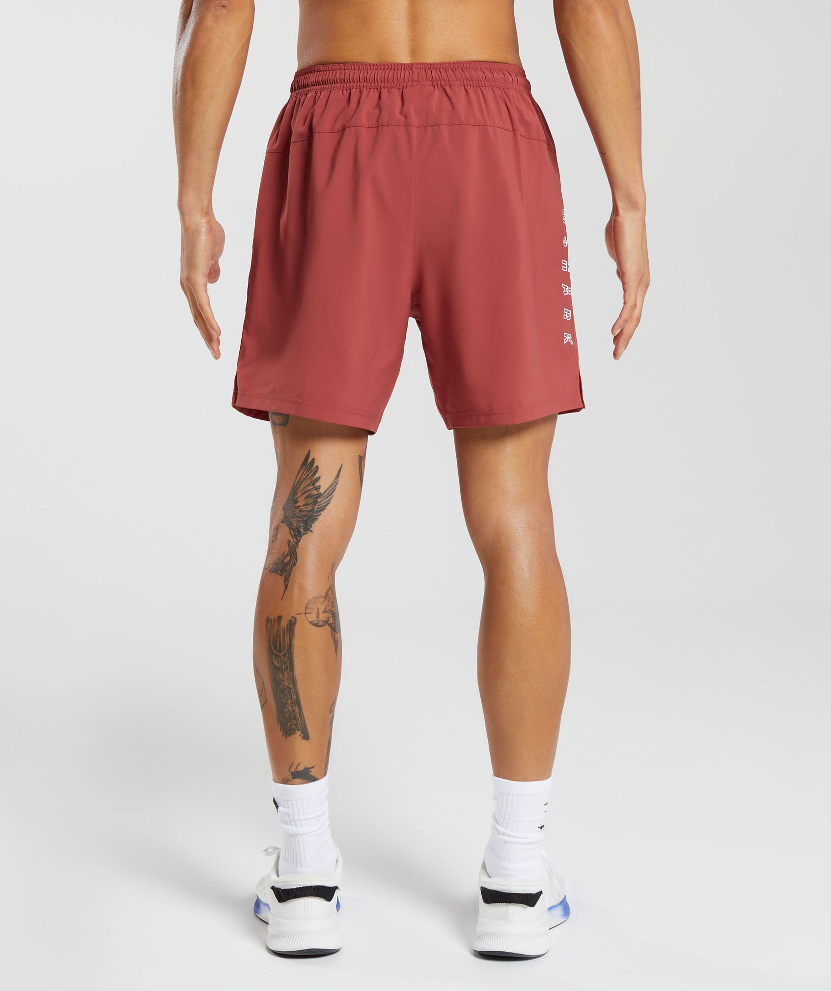 Gymshark Strike Shorts - Rust Red