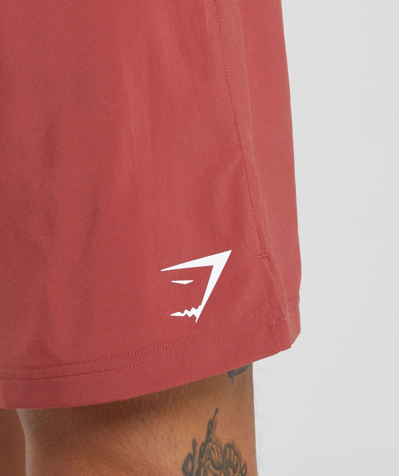 Gymshark Strike Shorts - Rust Red
