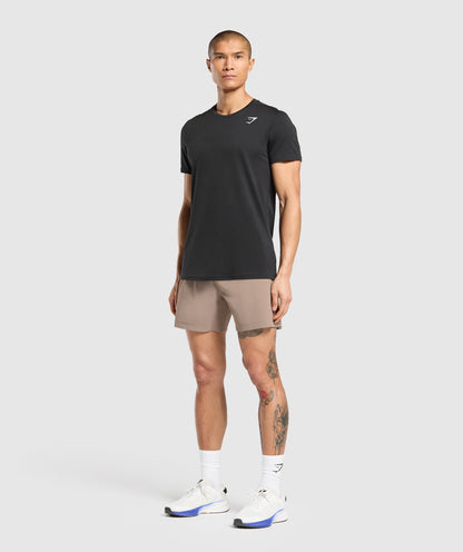 Gymshark Hybrid 6" Shorts - Lifestyle Brown