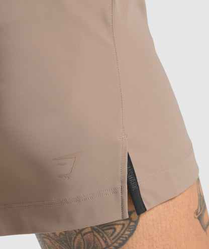 Gymshark Hybrid 6" Shorts - Lifestyle Brown