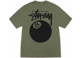 Stussy 8 Ball Pigment Dyed Tee 'Olive'