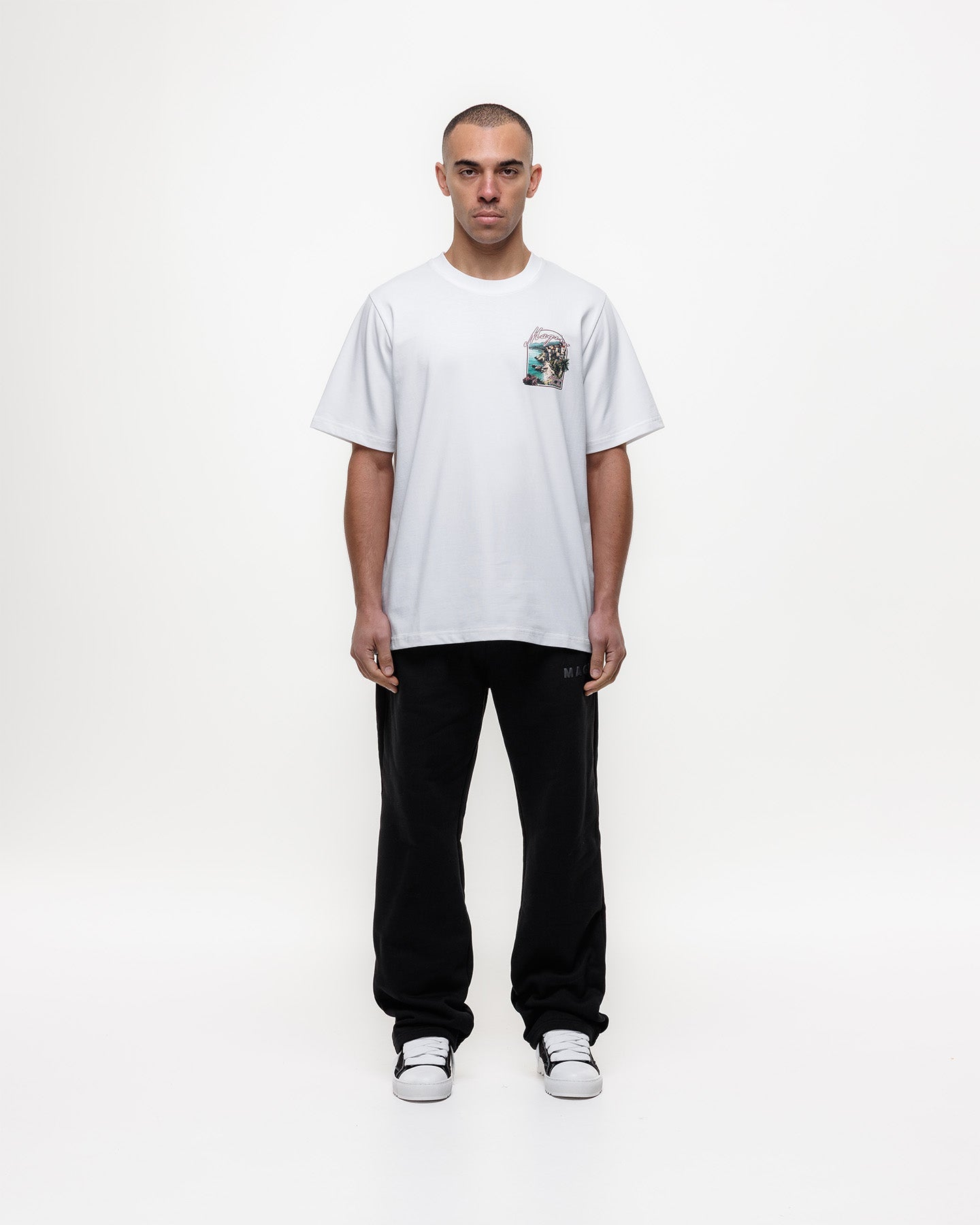 Magiri Sur Mur Printed T-Shirt in White
