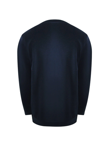 Love Moschino Box Logo Navy Sweatshirt