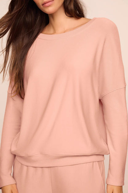 Softest Sweats Boat Neck Pullover