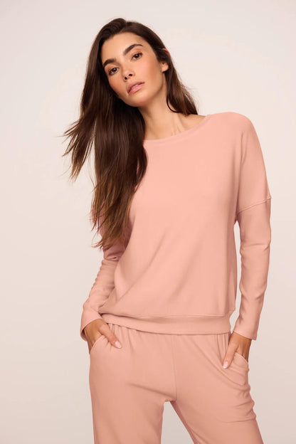 Softest Sweats Boat Neck Pullover