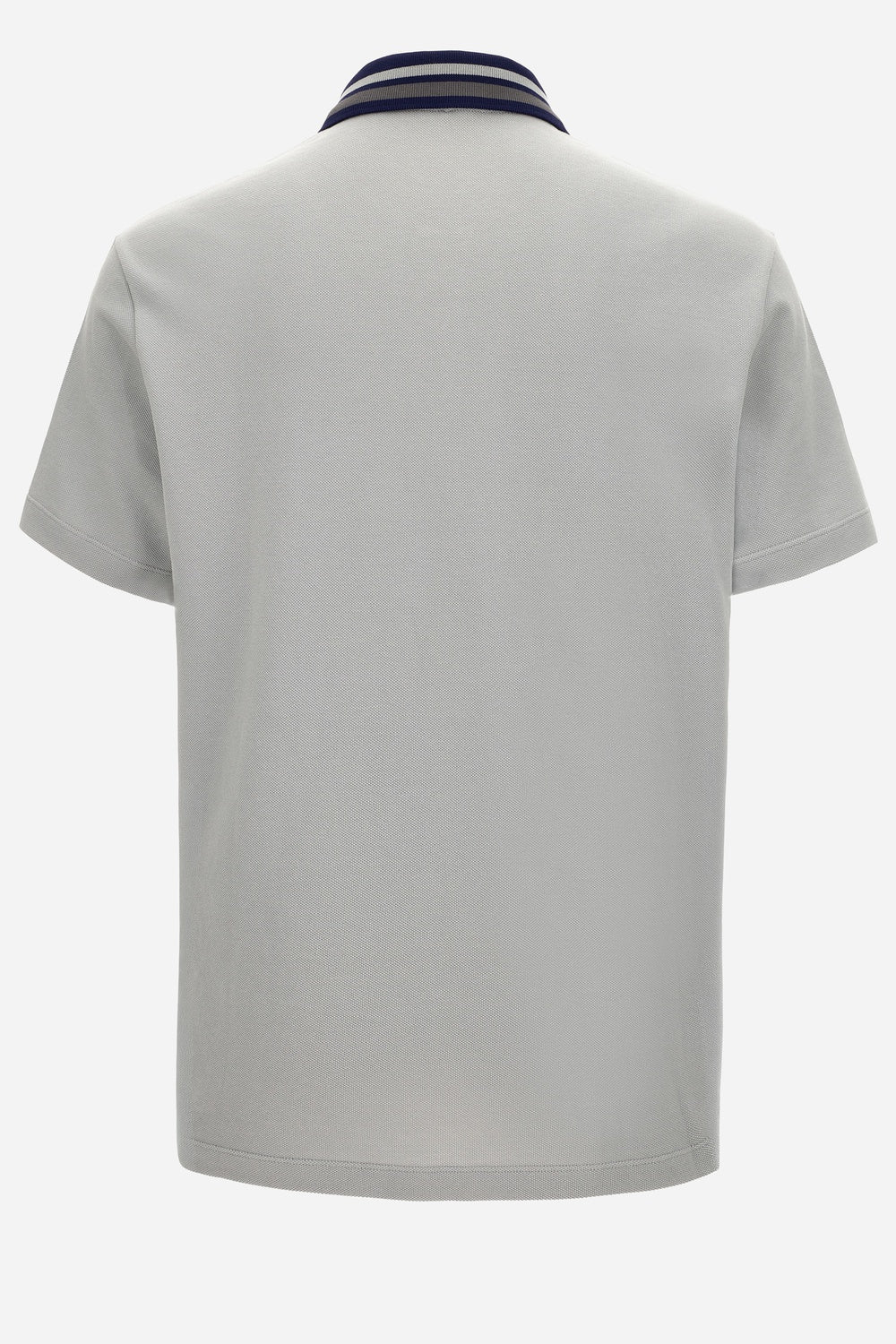 Versace Milano Embroidery Polo In Cotton Piquet