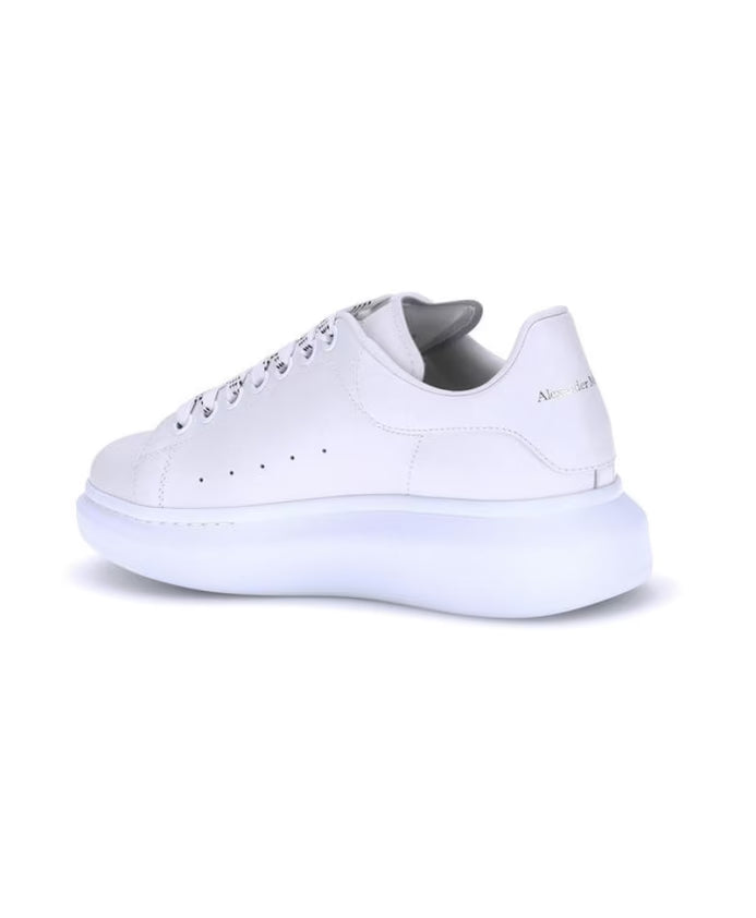 Platform Sole Leather Sneakers