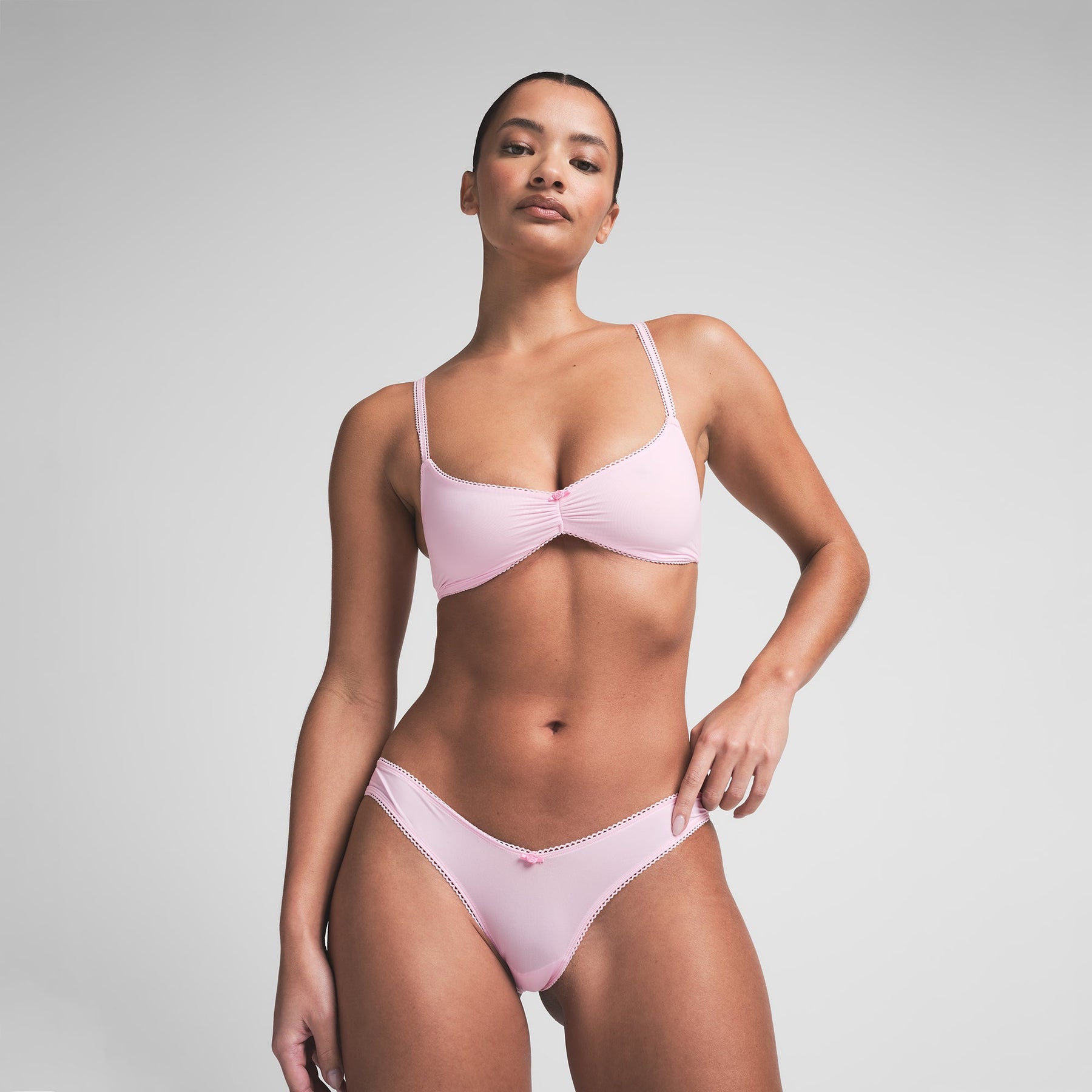 FITS EVERYBODY PICOT TANGA | CHERRY BLOSSOM TONAL