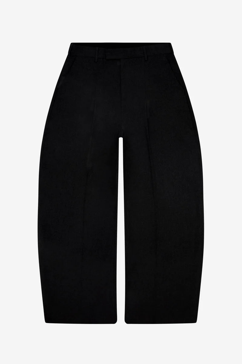 Tailored wide leg trouser - Black