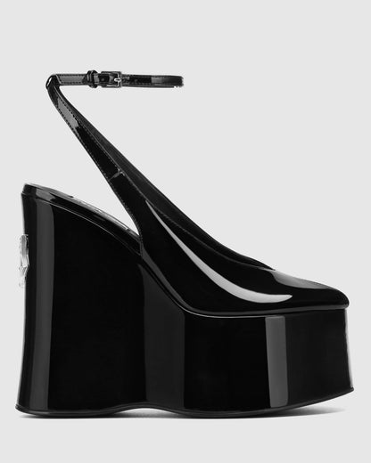 Tansy Black Patent Leather