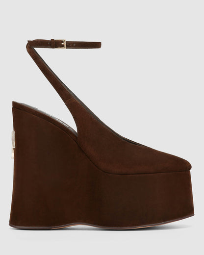 Tansy Brown Suede
