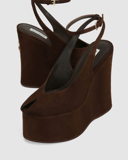 Tansy Brown Suede