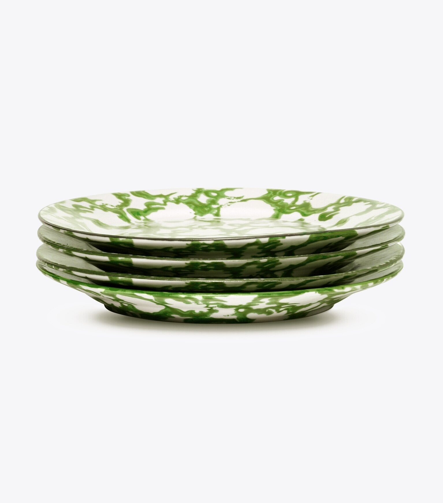 Spongeware Salad Plate, Set of 4