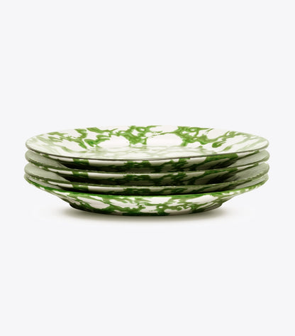 Spongeware Salad Plate, Set of 4