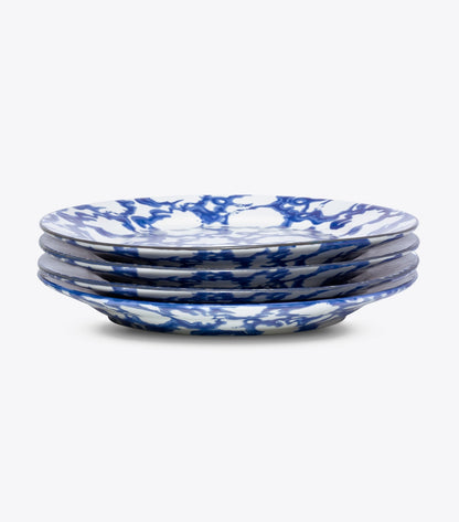 Spongeware Salad Plate, Set of 4