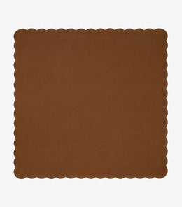 Scalloped Dinner Linen Napkin, Set of 6